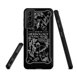 Book Of Herbology B&W Tough Phone Case For Samsung 32 Book Of Herbology B&W Tough Phone Case For Samsung -Rogue & Wolf Shop tough case for samsung matte samsung galaxy s21 fe front 6526632f7369c