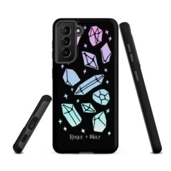Divination Crystals Tough Phone Case For Samsung -Rogue & Wolf Shop tough case for samsung matte samsung galaxy s21 fe front 65266c170fe9c