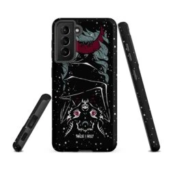 Vampire Bat Tough Phone Case For Samsung -Rogue & Wolf Shop tough case for samsung matte samsung galaxy s21 fe front 65266c9a1bb30