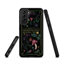 Book Of Herbology Tough Phone Case For Samsung -Rogue & Wolf Shop tough case for samsung matte samsung galaxy s21 front 652513e14582e