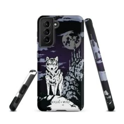 Castle Whitewolf Tough Phone Case For Samsung -Rogue & Wolf Shop tough case for samsung matte samsung galaxy s21 front 65265ef0cdb2e