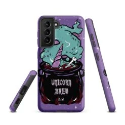 Unicorn Brew Tough Phone Case For Samsung -Rogue & Wolf Shop tough case for samsung matte samsung galaxy s21 front 6538bc065b530