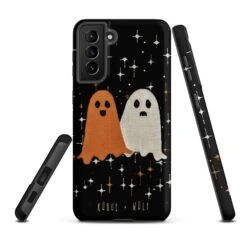 Ghost Besties Tough Phone Case For Samsung -Rogue & Wolf Shop tough case for samsung matte samsung galaxy s21 plus front 655386470d623