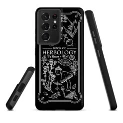 Book Of Herbology B&W Tough Phone Case For Samsung 34 Book Of Herbology B&W Tough Phone Case For Samsung -Rogue & Wolf Shop tough case for samsung matte samsung galaxy s21 ultra front 6526632f737d9