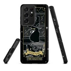 Magician Tarot Tough Phone Case For Samsung -Rogue & Wolf Shop tough case for samsung matte samsung galaxy s21 ultra front 65266ef73542b