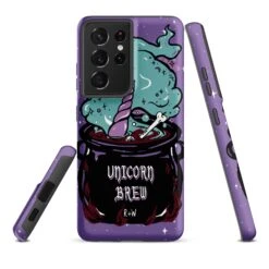 Unicorn Brew Tough Phone Case For Samsung -Rogue & Wolf Shop tough case for samsung matte samsung galaxy s21 ultra front 6538bc065b700