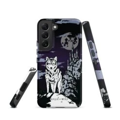Castle Whitewolf Tough Phone Case For Samsung -Rogue & Wolf Shop tough case for samsung matte samsung galaxy s22 front 65265ef0cdd76