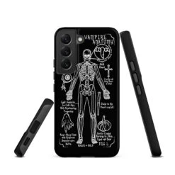Vampire Anatomy Tough Phone Case For Samsung -Rogue & Wolf Shop tough case for samsung matte samsung galaxy s22 front 65265f757dbfe