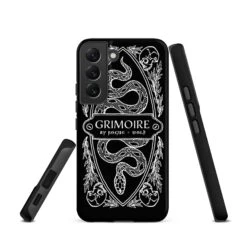 Grimoire Tough Phone Case For Samsung -Rogue & Wolf Shop tough case for samsung matte samsung galaxy s22 front 652663d88580a