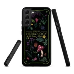Book Of Herbology Tough Phone Case For Samsung -Rogue & Wolf Shop tough case for samsung matte samsung galaxy s22 plus front 652513e145a04