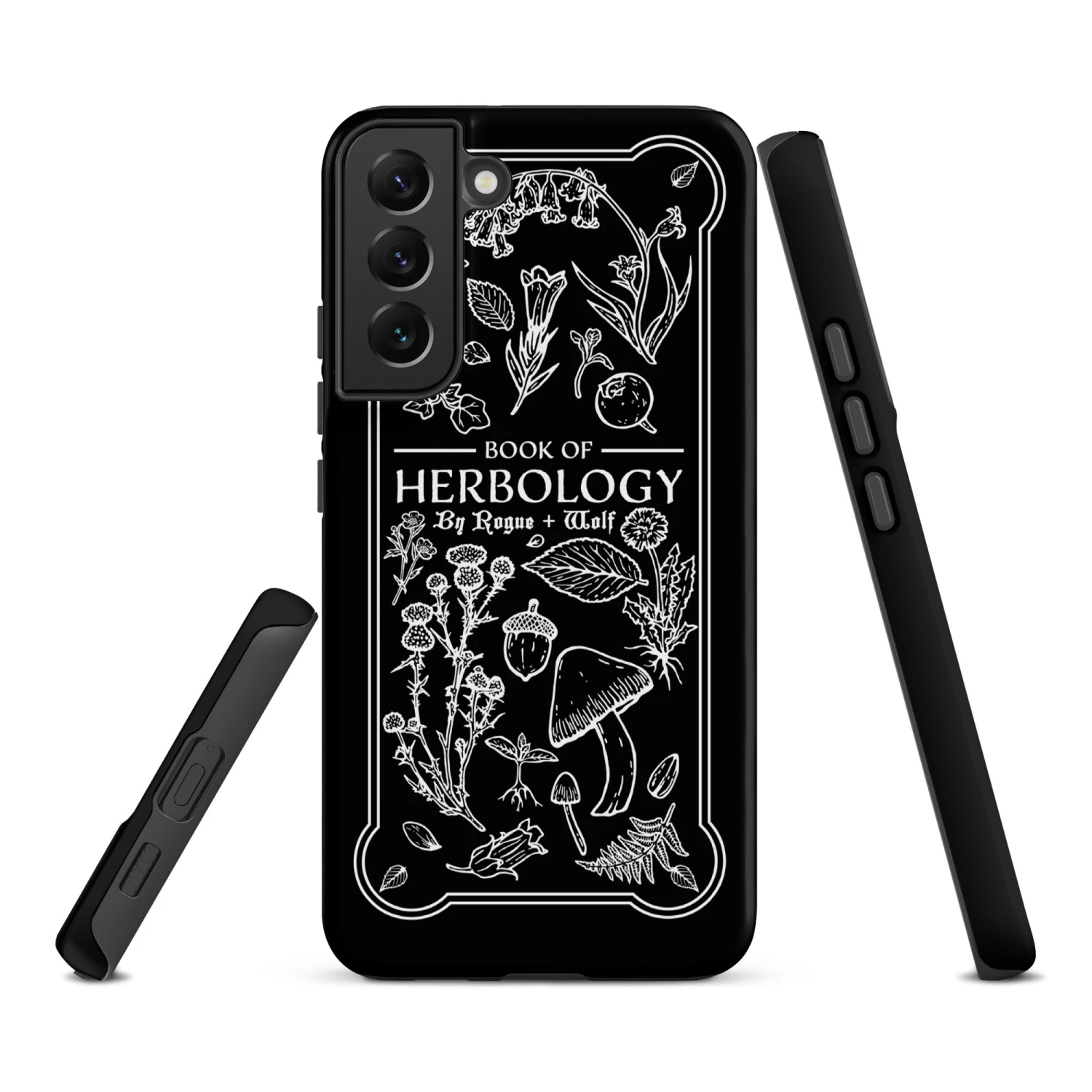 Book Of Herbology B&W Tough Phone Case For Samsung 17 Book Of Herbology B&W Tough Phone Case For Samsung - Image 15
