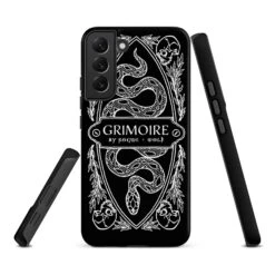 Grimoire Tough Phone Case For Samsung -Rogue & Wolf Shop tough case for samsung matte samsung galaxy s22 plus front 652663d8858c7