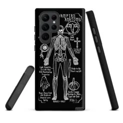 Vampire Anatomy Tough Phone Case For Samsung -Rogue & Wolf Shop tough case for samsung matte samsung galaxy s22 ultra front 65265f757f633
