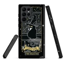Magician Tarot Tough Phone Case For Samsung -Rogue & Wolf Shop tough case for samsung matte samsung galaxy s22 ultra front 65266ef73553e