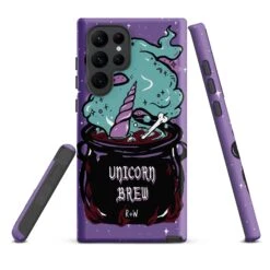 Unicorn Brew Tough Phone Case For Samsung -Rogue & Wolf Shop tough case for samsung matte samsung galaxy s22 ultra front 6538bc065b8cb