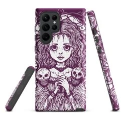 Cursed To Love Tough Phone Case For Samsung -Rogue & Wolf Shop tough case for samsung matte samsung galaxy s22 ultra front 6538e3001bd98