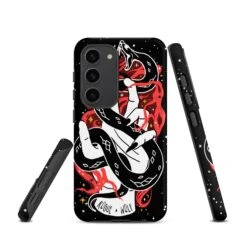 Love Bite Tough Phone Case For Samsung -Rogue & Wolf Shop tough case for samsung matte samsung galaxy s23 front 652666c6104a6