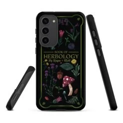 Book Of Herbology Tough Phone Case For Samsung -Rogue & Wolf Shop tough case for samsung matte samsung galaxy s23 plus front 652513e145b20