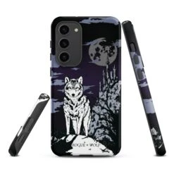 Castle Whitewolf Tough Phone Case For Samsung -Rogue & Wolf Shop tough case for samsung matte samsung galaxy s23 plus front 65265ef0cdf84