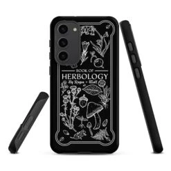 Book Of Herbology B&W Tough Phone Case For Samsung 39 Book Of Herbology B&W Tough Phone Case For Samsung -Rogue & Wolf Shop tough case for samsung matte samsung galaxy s23 plus front 6526632f73aec