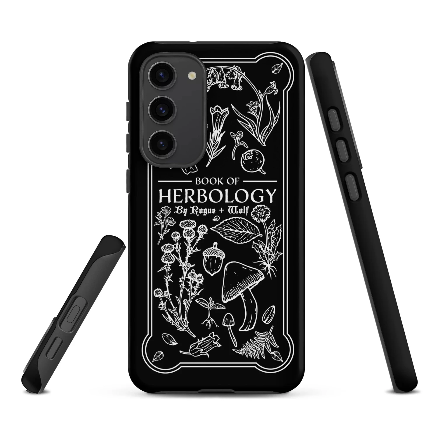 Book Of Herbology B&W Tough Phone Case For Samsung 20 Book Of Herbology B&W Tough Phone Case For Samsung - Image 18