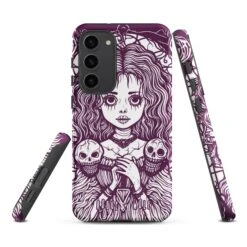 Cursed To Love Tough Phone Case For Samsung -Rogue & Wolf Shop tough case for samsung matte samsung galaxy s23 plus front 6538e3001be1d