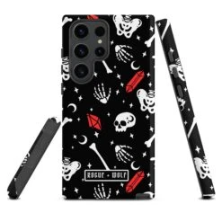 Skulls & Crystals Tough Phone Case For Samsung 24 Skulls & Crystals Tough Phone Case For Samsung -Rogue & Wolf Shop tough case for samsung matte samsung galaxy s23 ultra front 65265df75693a