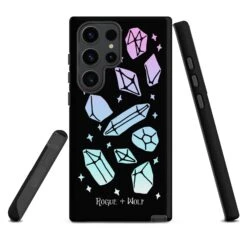Divination Crystals Tough Phone Case For Samsung -Rogue & Wolf Shop tough case for samsung matte samsung galaxy s23 ultra front 65266c17101db