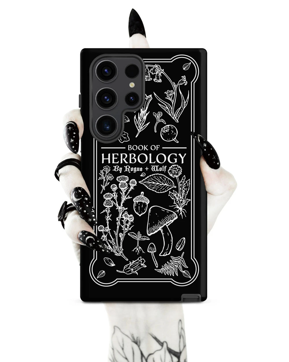 Book Of Herbology B&W Tough Phone Case For Samsung 4 Book Of Herbology B&W Tough Phone Case For Samsung - Image 2