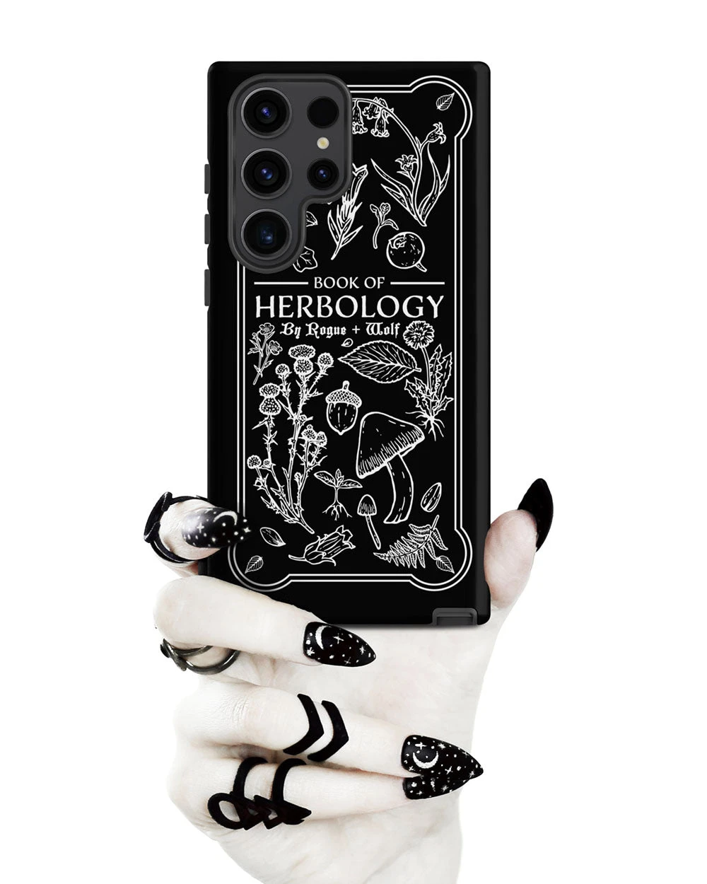 Book Of Herbology B&W Tough Phone Case For Samsung 3 Book Of Herbology B&W Tough Phone Case For Samsung