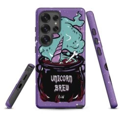 Unicorn Brew Tough Phone Case For Samsung -Rogue & Wolf Shop tough case for samsung matte samsung galaxy s25 ultra front 683acfbe50852