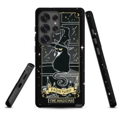 Magician Tarot Tough Phone Case For Samsung -Rogue & Wolf Shop tough case for samsung matte samsung galaxy s25 ultra front 683ad0da4796e