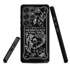 Book Of Herbology B&W Tough Phone Case For Samsung 41 Book Of Herbology B&W Tough Phone Case For Samsung -Rogue & Wolf Shop tough case for samsung matte samsung galaxy s25 ultra front 683ad478e45b2