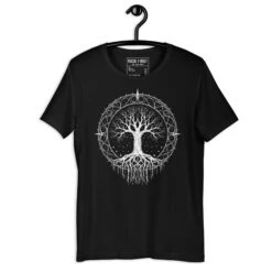 Eternal Growth Tee -Rogue & Wolf Shop unisex staple t shirt black front 651fb096b219a
