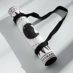 The Cosmos Awakens Yoga Mat -Rogue & Wolf Shop yoga mat white front 6538b502739fc