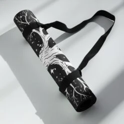 Eternal Growth Yoga Mat -Rogue & Wolf Shop yoga mat white front 6538b5cf7a4ec