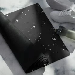 Child Of The Cosmos Yoga Mat 14 Child Of The Cosmos Yoga Mat -Rogue & Wolf Shop yoga mat white front 6538b63054a46