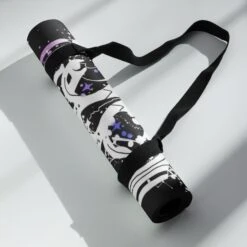 Cat-Astro-Phe Yoga Mat -Rogue & Wolf Shop yoga mat white front 6538b68a6e4ed