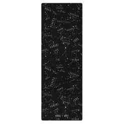Stellar Yoga Mat -Rogue & Wolf Shop yoga mat white front 6538b73781941